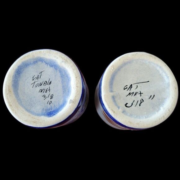 Vintage Cat Tonala Pair of Shot Glasses (Set of 2) - Picture 7 of 9